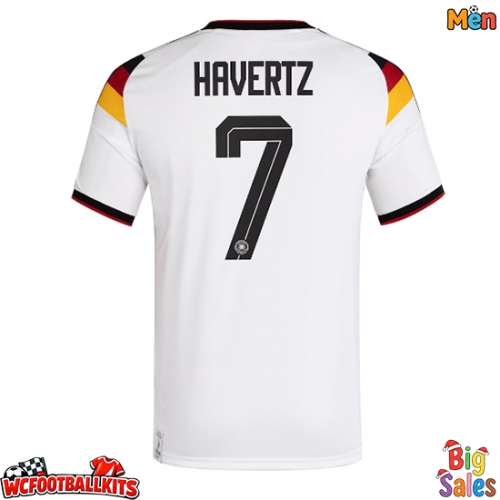 Germany Kai Havertz #7 Replica Home Stadium Shirt World Cup 2026 Short Sleeve